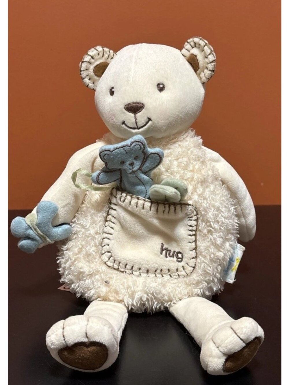 Eden Sprouts & Sprites Tommy & Tulip Hug Stuffed Animal Sitting Bear Plush